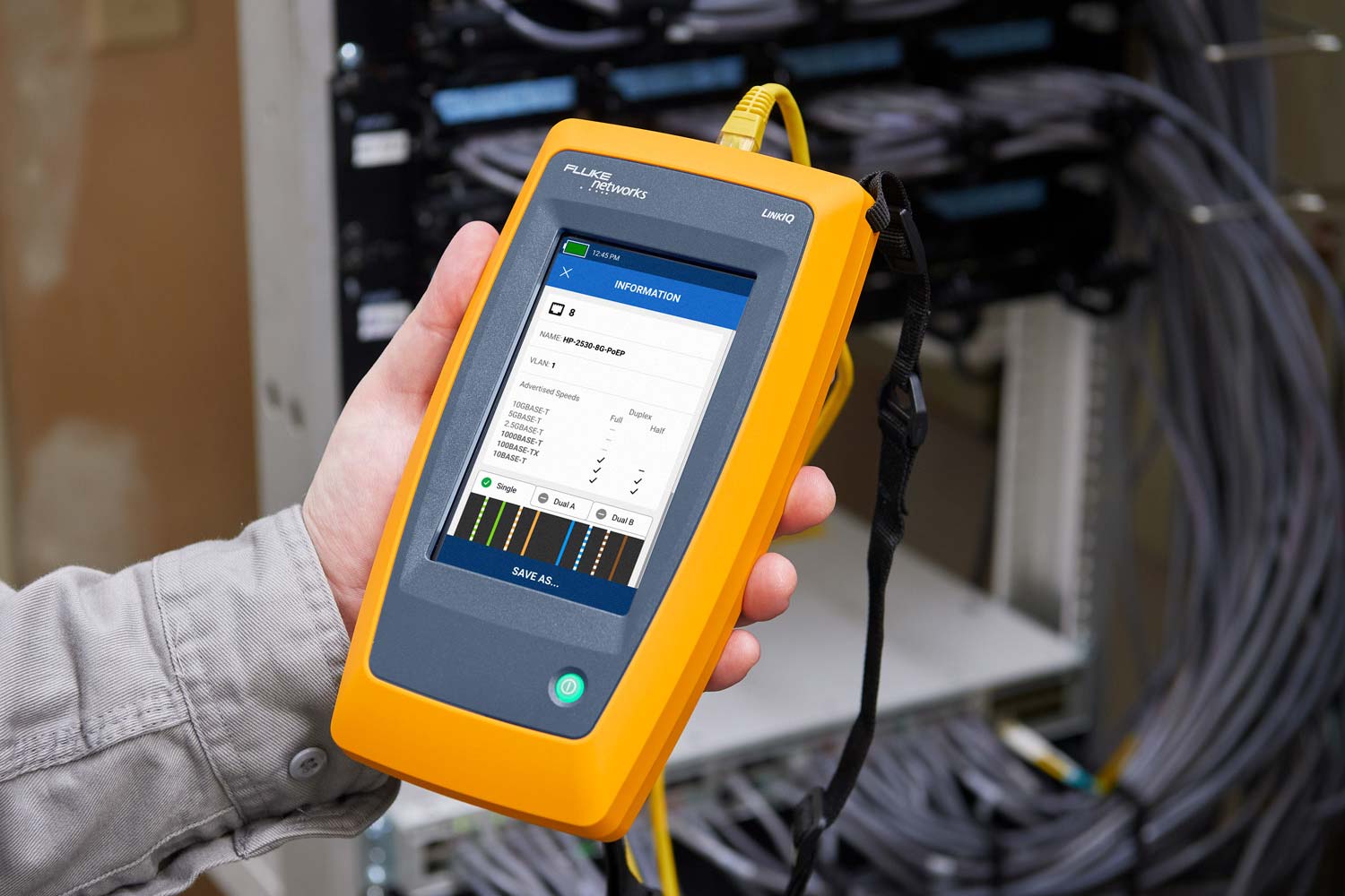 تستر کابل و شبکه Fluke LIQ-100